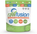Rawfusion- Vegan Protein Powder, Vanilla Bean - 60 Servisi beljakovin na osnovi rastlin, nizko neto ogljikovih hidratov, ne- mlečno, gluten/ laktoza brez soje, košir, ne- GMO, 4lbs Pound