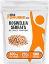 BulkSupplements.com Boswellia Serrata Extract Powder - Boswellia Supplement, iz Frankincense Resin - Vegan & Gluten Free, 500mg na Serving, 250g (8.8 oz) (Pack of 1)