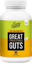 ŽIVI VITAMIN CO. Great Guts Probiotic - 100 milijard CFU probiotik - Balance Gut Microbiome, GI Tract, Vnetje, Prebavne motnje, Reflux, Upset Stomach, & Diarea - 60 Caps