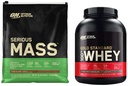 Optimalna prehrana Resni Mass Hujšanje Protein Powder & Gold Standard 100% Whey Protein Powder, dvojno bogata čokolada, 5 Pound (Packaging May Vary)