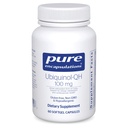Čiste enkapsulacije Ubikinol-QH - 100 mg CoQ10 - podpira energetsko presnovo in zdravje srca* - koencim antioksidanti dodatek - Non-GMO - 60 kapsul softgel
