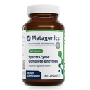 Metagenike SpectraZyme Enzyme Complex - Na rastlinah temelječi prebavni encimi za beljakovine, maščobe in ogljikove hidrate razčlenitev - Podpira prebavne motnje, napihnjenost in zdravje kolonij* - Gluten-free, Vegan - 180 kapsul