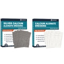 Srebrni kalcijev alginat(4 "x 4" 10 Pcs) + Calcium alginat obleke (4 "x 4" 10 Pcs)