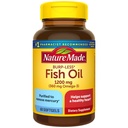 Burp-manj ribje olje 1200 mg, 60 Mehkužci, ribje olje Omega 3 Dopolnilo za zdravje srca