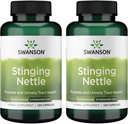 Swanson Stinging Nettles - Herbal Supplement Prostata Health & urinary Tract Support - naravna formula, ki podpira zdravje dihal in tekočine - (120 kapsul) (2 pakiranji)