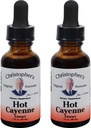 Christopher's Original Formulas Hot Cayenne Extract, 1 fl oz - Naravni zeliščni dodatek - paket 2