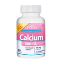 Kalcij plus ekstra D Caplets, 500 mg, 90 števk, pakiranje po 1