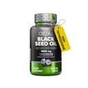 ORZAX Black Seed Oil Cold Pressed 100% Pure | Non-GMO - Rich in Omega 3 6 9 & Thymoquinone | Black Cumin Nigella Sativa Oil for Immune Support, Hair, Skin, Face (1000 mg - 90 Softgel Capsules)