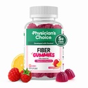 Fiber Fiber Fimies za prebavno zdravje & Rednost - Malina limona aroma - Brez sladkorja Dodan & Vegan - Naravni Chicory koren prebiotična Fiber - Daily Gummy za odrasle, ženske & moški - 60CT