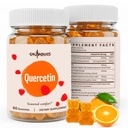 Quercetin 500mg Gummies za otroke – z Bromelain, Vitamin C & D3, Stinging Nettle & Licorice, Sezonsko ravnovesje in obrambo telesa, Vegan, 120 Gummies