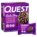 Quest Nutrition Zamrznjene beljakovine Piškotki, Čokoladna torta, <1g sladkor, 5g beljakovine, 1g neto ogljikove hidrate, brez glutena, 8 Piškotki