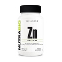 NutraBio Cink Chelate Mineral Supplement - za pravilno rast, razvoj in imuno zdravje - 30mg cinka na vegetarijanske kapsule - 120 Serving