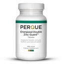 PERQUE Energized Double Cinc Guard 100 Tabs – dvojno Form Cinkov dodatek s pikolinat & Citrat – Podpira imuno, kožo in celično zdravje – Visoka absorpcija, Ne-GMO, Gluten-free Formula – 100ct