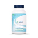 Nutra biogeneza Tri cink - kelirani cinkov glicinat dodatek za moške in ženske z bakrom za naravno imuno podporo in zdravje kože, 30mg kelata na tableto - 90 kapsul