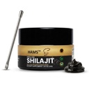 HAMS Pure Himalajan Shilajit Resin, avtentični Mumijo s 84+ Trace Minerals, visoka jakost z elementnim zlatom in fulvično kislino, Lab Tested, Vegan, 30g