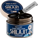 Čisti himalajski Shilajit Resin – 500 mg Max Strength Organic Fulvic Acid Complex za moške in ženske – Lab Tested with 85+ Trace Minerals – Energija, Stamina & Duševna zmogljivost – 30 g