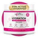 Sladkor-free Electrolyte Powder Drink Mix Hitra Hidracija naravno sladkan z ekološko Monk sadje, malina limonada aroma (325g) s ključnimi elektroliti in trace minerali – Keto prijazno, Vegan