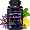 Nočni čas Fat Burner - hujšanje dietne tablete z magnezijem melatonin CLA L-karnitin, ki deluje ponoči, Appetite Supresant, Carb Blocker, nočna presnova Booster za ženske in moške 60 Caps.