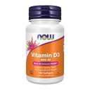 NOW dodatki, vitamin D-3 400 i.e., močne kosti*, strukturna podpora*, 180 softgels