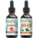 Zakaj ne naravni vitamin B kompleks in organski vitamin D3K2 tekoče kapljice