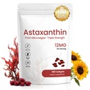Astaksantin Dopolnila 12mg, 180 Softgels, 6 mesecev oskrba 