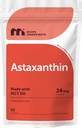 Mikro Sestavine Astaksantin 24mg z MCT oljem, 60 Softgels, 2 Mesec dobava 
