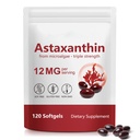 Astaksantin 12mg, 120 Softgels, 4 Mesec dobave 