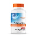 Zdravnik je najboljši astaksantin Vegan dodatek 6 mg - Elastičnost kože in antioksidant podporo za moške in ženske, Izvleček iz Haematococcus Pluvialis Microalgee, Non GSO, Gluten Free - 90 Veggie Softgels