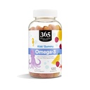 365 by Cela hrana trg, Omega-3 otroci Gummy, naravna malina limonada aroma, 120 Count
