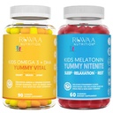 RUWAA HRANILNO Omega 3 Gummies, DHA Gummies in 1mg melatonin Gumies 
