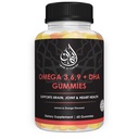 Halal Omega 3 6 9 + DHA Gumiji za odrasle 