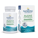 Nordic Naturals Algae Omega - 60 Soft Gels - 715 mg Omega-3 - Certified Vegan Algae Oil - Rastlinsko osnovani EPA & DHA - Srce, oko, Immune & Brain Health - Non-GMO - 30 Servings