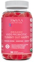 RUWAA HRANLJENJE Otroci Organic Probiotic Gumies za digestivno zdravje, Imunska podpora, zaprtje, napenjanje. 2.5 milijarda CFU, aroma jagode, žvečljivi probiotiki za otroke v starosti 4+, 30 cm (1)