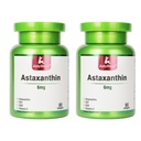 JulyDeer 2 steklenice Astaksantin 6 mg z nikotinamidom E Premium antioksidant dodatek EGT GSH - za kožo, oči, skupno in imunski sistem zdravje celic in energije 