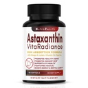 Astaksantin Dodatek z Omega-3, Vitamin E & Lutein – 60 Kapsule za super antioksidant podporo, Energy Boost, Duševna Clarity & Eye/Skin Care – Triple-Action Formula (Močan antioksidant Complex)