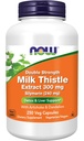 NOW Foods Supplements, Silymarin mleko Thistle Extract 300 mg z Artichoke in Dandelion, dvojna moč, podpira delovanje jeter*, 250 Veg kapsule (1)