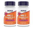 Zdaj dopolnila, MK-7 Vitamin K-2 100 mcg, Kardiovaskularna podpora*, Podpira zdravje kosti*, 180 Veg kapsule (paket po 2)