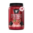 BSN SYNTHA-6 Premium Protein Powder s 6g fiber, sirotkinega izolata, micellarnim kazeinom, izolatom mlečnih beljakovin, 6g maščobe, jagodni mlečni napitek, 14 servingov, 1,45 funta (Packaging May Vary)