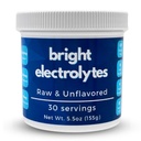 Bright Hydration Elektrolit Powder - Surov in naraven - brez dodanih arom, nič sladkorja - morska sol, himalajska roza sol, magnezij in kalij - srednji 5,5 oz Jar
