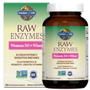 Vrt življenja 22 Prebavne encime za ženske 50 & Over with Bromelain, Papain & Lactase plus probiotiki & vitamini B12, Biotin & cink – RAW Enzymes – Non-GMO, Gluten-free, Vegetarian, 90 kapsul