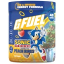 G Gorivo Sonic 2.0 Energijski napitek v prahu, Pre Workout Caffeine Mix for Gaming, Sugar Free Focus Amino, Vitamin + Antioksidanti, 9.8oz (Peach Ring Candy, 40 Servings)