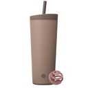 BlenderBottle 2-v-1 Insulirani nerjaveče jeklo Shaker Tumbler, Swig Leakproof Lid, Slam, BlenderBall, BPA Free, Za beljakovinske Shake, Smoothies, In Pre Workout, 24 oz, Brown (Cocoa)