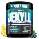 ProSupps Dr. Jekyll Signature Pre Workout Powder s kreatinom - Stim-free Preworkout Podpora Focus & vzdržljivost - Kofein-free Gym & Fitness dodatki (Blueberry Lemonade, 60 Serving)