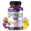 Quercetin dodatek z bromelainom, vitaminom C in cinkom, nattokinazo, NAC, Bezgovo jagodo, Bezgovo jagodo 