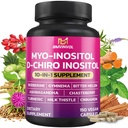 BMVINVOL Inositol Supplement - Myo-Inositol and D-Chiro Inositol Ideal 40:1 Ratio - Plus Berberine, Cinnamon, Ashwagandha + 5 More - 150 Capsules