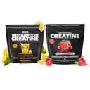 Pridobi v razsutem stanju Instantized Kreatin Monohidrat za ženske in moške, Topni Pre Workout prahu, Podpira izgradnjo mišic, moč in zmogljivost, Sladka limonada in Sour Raspberry, 60 Servings
