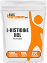 BulkSupplements.com L-Histidin HCl prašek - L-Histidin dodatek - Essential Amino Acid, Gluten Free, 500mg na Serving, 100g (3,5 oz) (Pack of 1)