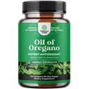 Divji origano Oil softgels - Super koncentrirani softgels Oil of Origano s Carvacrol 70% za Digestion & Imunska podpora - Zeliščni dodatki za čiščenje črevesja, Detox telesa in popravila - 120 Ct