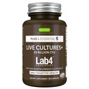 Igennus Probiotics & Prebiotic 2 v 1, Lactobacillus Acidophilus & Bifidobacterium, Gut Health Support, Live Cultures+ Lab4, Zajamčena 25 milijard CFU, ženske in moški, Ne-Bloating, Non-GMO, 30 kapsul