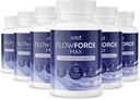 FlowForceMax Herbal Support Supplement - Naravna rastlinska osnova Formula z žago Palmetto Extract 30 Žvečljive tablete, 6 Mesec dobave, Made in USA